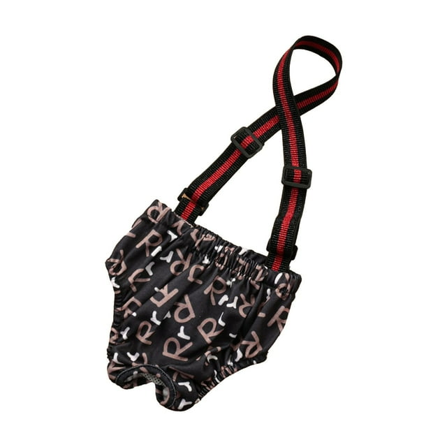 Adjustable Pet Physiological Pants with Harness for Large Dogs Breathable Polyester Washable Reusable Indoor Outdoor