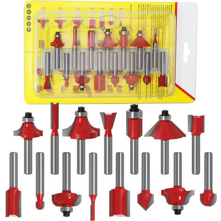 20PC Dremel Engraving Rotary Burr Drill Bits DIY Woodworking Tool Kit Grinder Shank Set Rotary Mini Tools Walmart