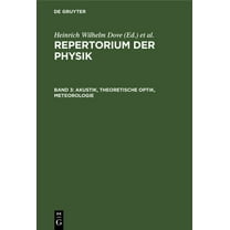 Akustik, Theoretische Optik, Meteorologie (Hardcover)