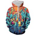 thumbnail image 1 of New Kuso Rick And Morty Wei Clothes Men And Women Students Korean Loose Hooded Couple Clothes, 1 of 3