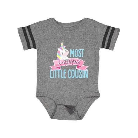 

Inktastic Most Magical Little Cousin- Cute Unicorn Gift Baby Girl Bodysuit
