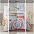thumbnail image 4 of Regency Heights Queen Size Comforter Set, 9-Piece Bed in a Bag Queen, Coral Bedding Sets with Sheets, Bed Skirt for College Dorm, 4 of 9
