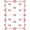 Pink White, Pattern 12, variant on ODIKA Round Ribbon Motif Boho Border Center Seamless Pink Coquette Refined Structured Pet Friendly & Kids Safe Play for Playroom, Bedroom, Reading Nook