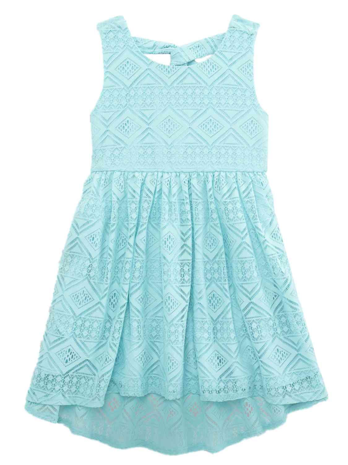 Toddler Girls Blue Lace Sun Dress 