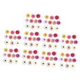 thumbnail image 1 of Set de 100pcs Artificial Cabezas de Margarita Mezclado Flores de Tela para Fabricacion de Apliques de Cabello, 1 of 9
