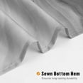 thumbnail image 4 of Grey Marble Small Stall Shower Curtain 36 x 72, Abstract Ombre Half Size Narrow Shower Curtain Set, 36 inch Modern Fabric Shower Curtains for Chic Luxury Bathroom Decor, 4 of 6