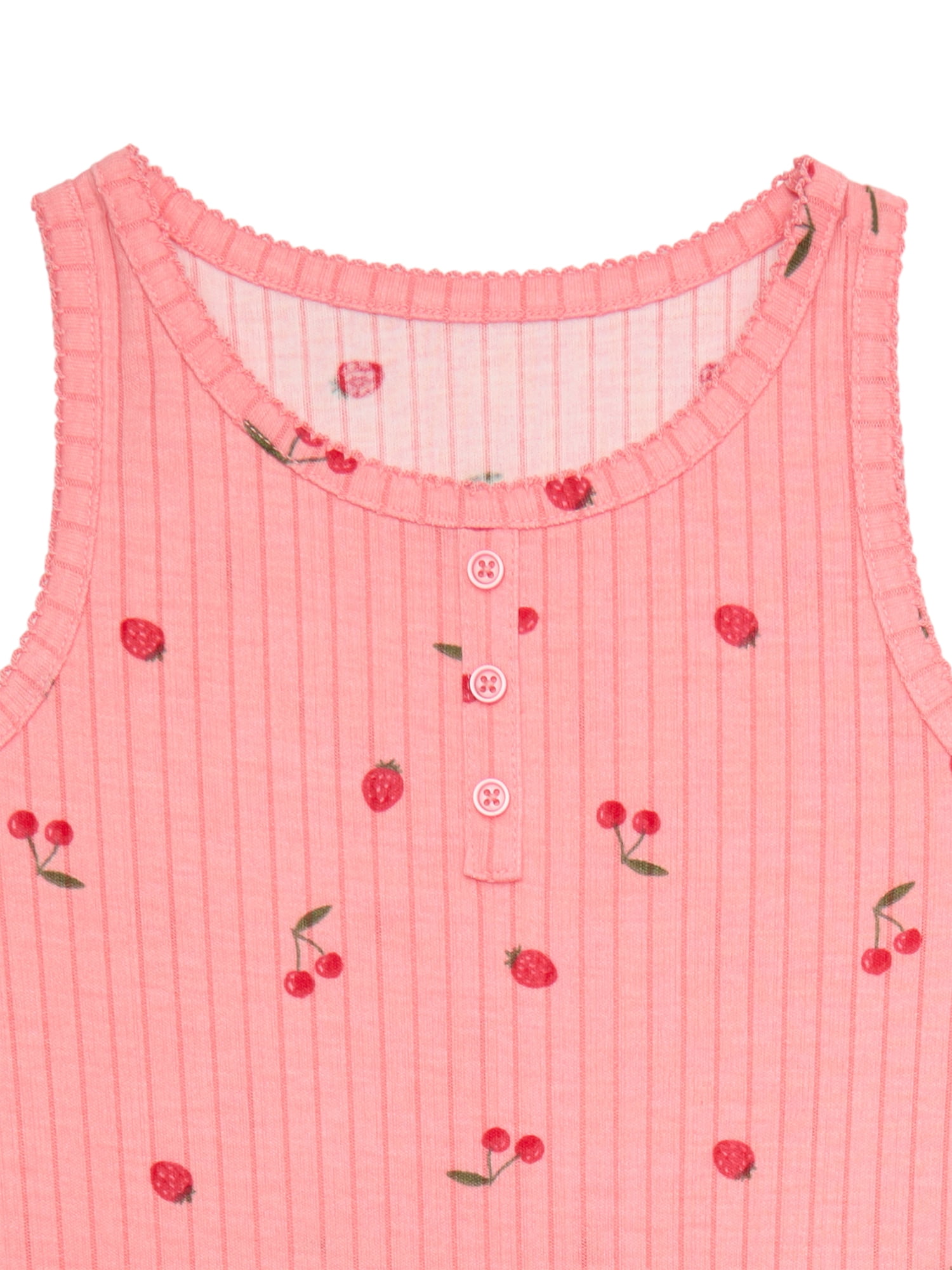 Wonder Nation Girls Lounge Tank Top and Pants, 2-Piece Set, Sizes 4-18 & Plus
