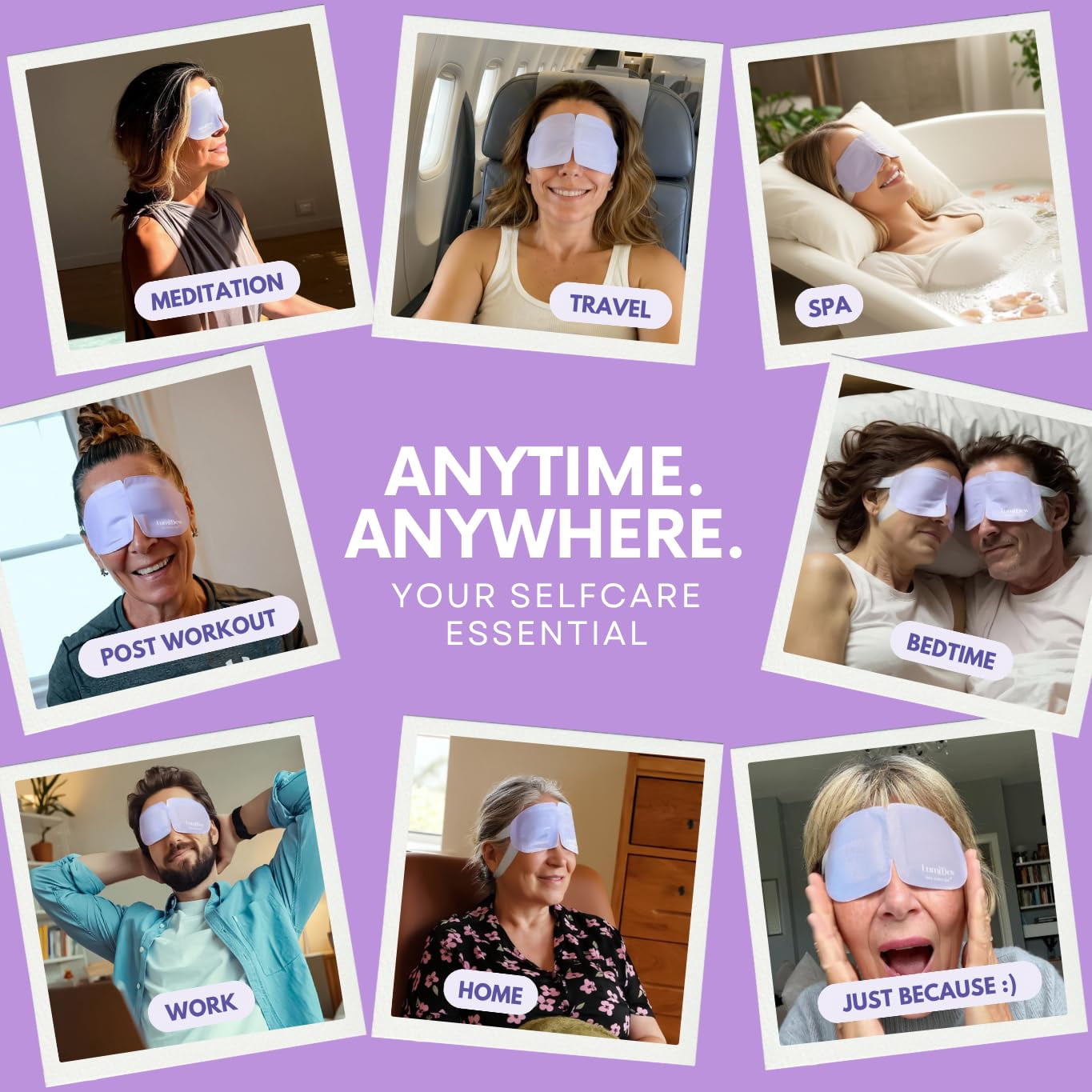 LumiDew Steam Eye Mask
