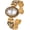 Gold, variant on Collections Japanese Quartz Women's 30mm Oval Case Elegant Cuff Bangle Watch