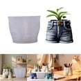 thumbnail image 2 of Lerpwige Flexible Sturdy Silicone Planter Mold In Denims Style For DIY Concrete Crafts, 2 of 10