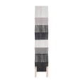 thumbnail image 3 of Bowery Hill 4-Shelf Modern Wood Bookcase in White Oak/Distressed Gray, 3 of 5