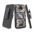 thumbnail image 4 of for 5.5" Motorola Z moto Z DROID Case Belt Clip Holster Phone Case 2 Kick stand Hybrid Shockproof Armor Impact Bumper Cover Camo, 4 of 4