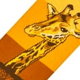 thumbnail image 4 of Cool Socks, Wild African Safari, Jungle Animal Design Fun Socks for Men, Giraffe, 4 of 6