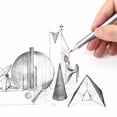 thumbnail image 3 of BESTYASH 24Pcs Pencil for Drawing Black Graphite Sketching Pencils Set, 3 of 8