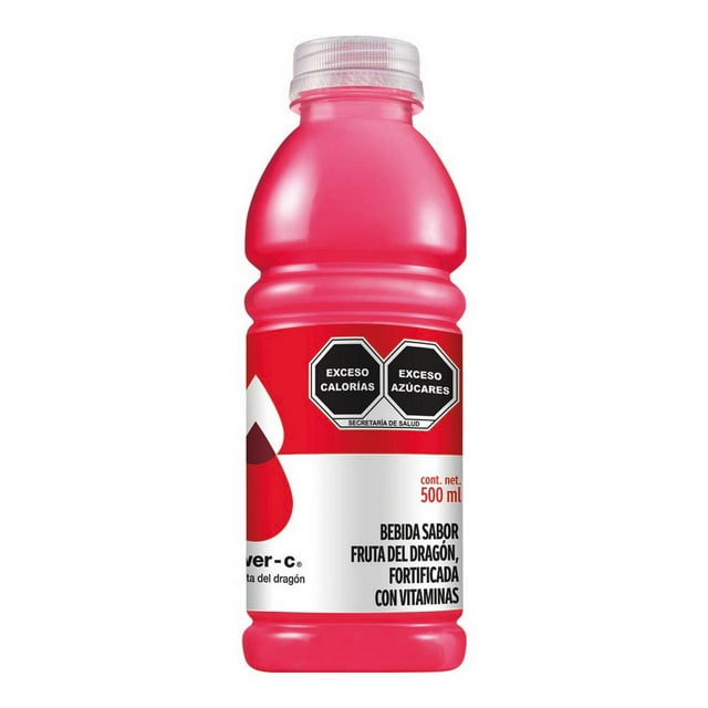Agua vitaminada Vitamin Water fortificada power-c sabor fruta del dragón 500 ml