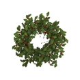 thumbnail image 5 of Nearly Natural 4476 28 in. Holly Berry Artificial Wreath, 5 of 5