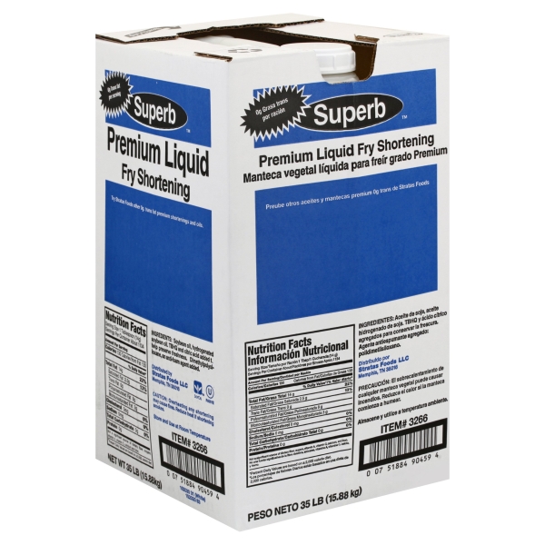 Superb, Premium Liquid Fry Shortening 35 lb (1 count)