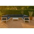 thumbnail image 2 of Meridian Furniture Nizuc Sectionnel Modulaire de Patio Extérieur Bleu Marine, 2 of 8