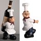 thumbnail image 3 of Escultura de chef campestre, portabotellas de vino decorativo, figura de resina para el hogar Los 285x15x15cm, 3 of 9