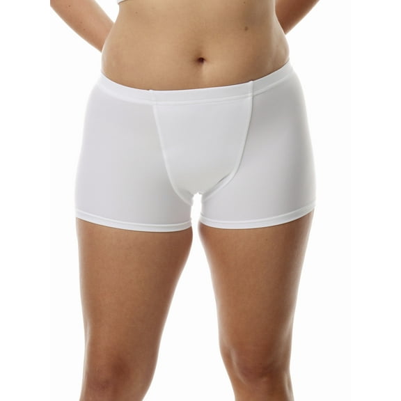 Underworks Womens Microfiber Compression Boy Shorts