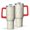 Red, variant on Christmas 40oz Tumbler– Stainless Steel Insulated Tumbler with Handle and Straw, Large Capacity Travel Cup for Hot & Cold Drinks