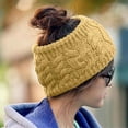 thumbnail image 2 of Fesfesfes Women Twisted Woolen Headband Fall and Winter Knitted Hat Ski Cap,,Second Piece Free Shipping, 2 of 4