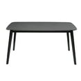thumbnail image 2 of Christopher Knight Home  Nyala Wood Dining Table Black Black Finish Rubberwood, MDF, 2 of 5