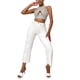 thumbnail image 4 of Txlixc Mujeres Cross Wrap Crop Tops, Adultos Verano Sin Mangas Recorte Tank Tops Txlixc Sexy, 4 of 7