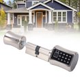 thumbnail image 4 of Electronic Lock Cylinder, Smart Lock Cylinder Bluetooth Binding High Hardness Safety  For 40-100mm Door Thickness For TUYA APP, 4 of 8
