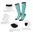 thumbnail image 6 of Fotbe Cartoon Monster Truck print Women's Men's Novelty Crew Socks Cotton Socks Knee High Socks for Walking,Running,Nurses,Pregnancy, 6 of 9