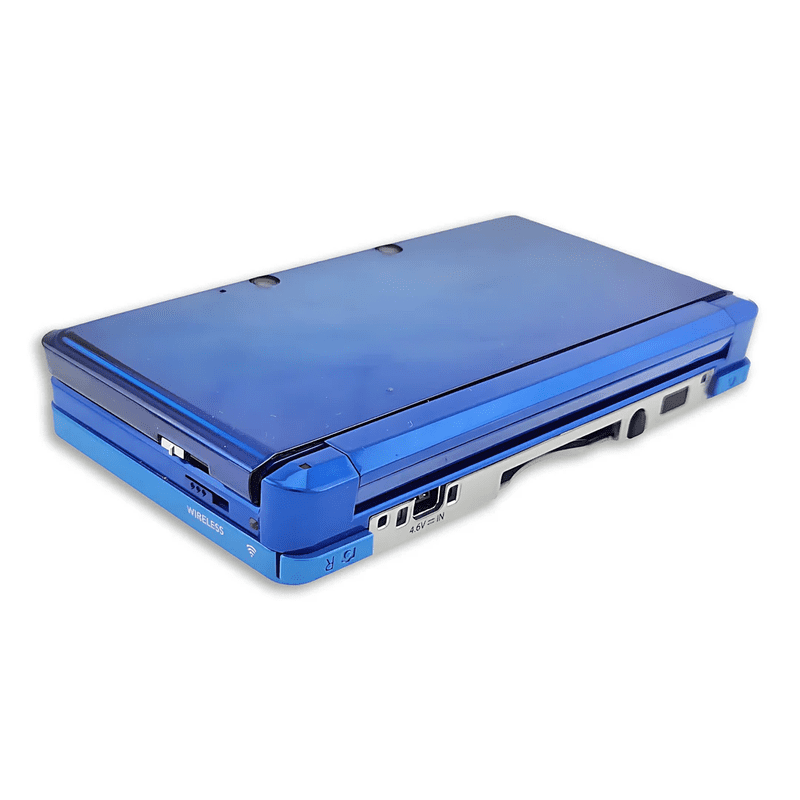 Restored Nintendo 3DS Handheld Video Game Console with Carrying Case and 4GB SD, Cobalt Blue (Refurbished)