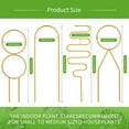 thumbnail image 2 of Enrejado de Metal pequeño de 4 Uds para plantas en macetas, enrejado dorado para plantas trepadoras de interior, Mini enrejado para plantas en macetas, estaca de soporte, 2 of 5