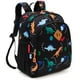 thumbnail image 2 of Mochila JinBeryl para niños pequeños, 15 pulgadas, diseño de dinosaurio, color negro, 2 of 7