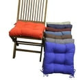 thumbnail image 2 of 16-inch Solid Twill Square Tufted Chair Cushions (Set of 4), 2 of 2