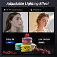 thumbnail image 2 of LED Video Light Kit, Studio Dimmable Photography Lighting Set with 4pcs Shading Board, USB Plug, 63 Inch Tripod, Three Modes, Ideal for Indoor Video Recording, Game Streaming, Parties ≤36V, 2 of 7