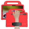 thumbnail image 5 of Feishell case For 2019 Model 10.5 inch Galaxy Tab S6 Tablet(SM-T860/T865/T867) with Pencil Holder Adjustable Shoulder/Hand Strap Kickstand Rubber Three Layer Convertible Handle Cover, Red, 5 of 9