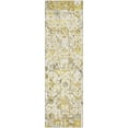 thumbnail image 2 of Addison Rugs Mayfield Premium Machine Washable Traditional Global Gold Runner Rug, 2'3" X 7'6" Machine Washable Traditional Global Gold Oversized Sherpa Throw Blanket, 2 of 6