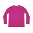 thumbnail image 3 of Women's Long Sleeve V-neck Shirt (Plum Crazy) *Dark Pink, 3 of 8