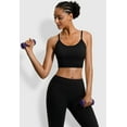 thumbnail image 6 of Charmo Womens Padded Crop Tank Tops Ribbed Knit Fitness Workout Yoga Cami, 6 of 8
