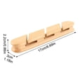 thumbnail image 3 of Wooden Cable Management Adhesive Cord Hider Cable Clip Walnut Cord Organizer Power Strip Holder for Desk Home and Office, 3 of 5