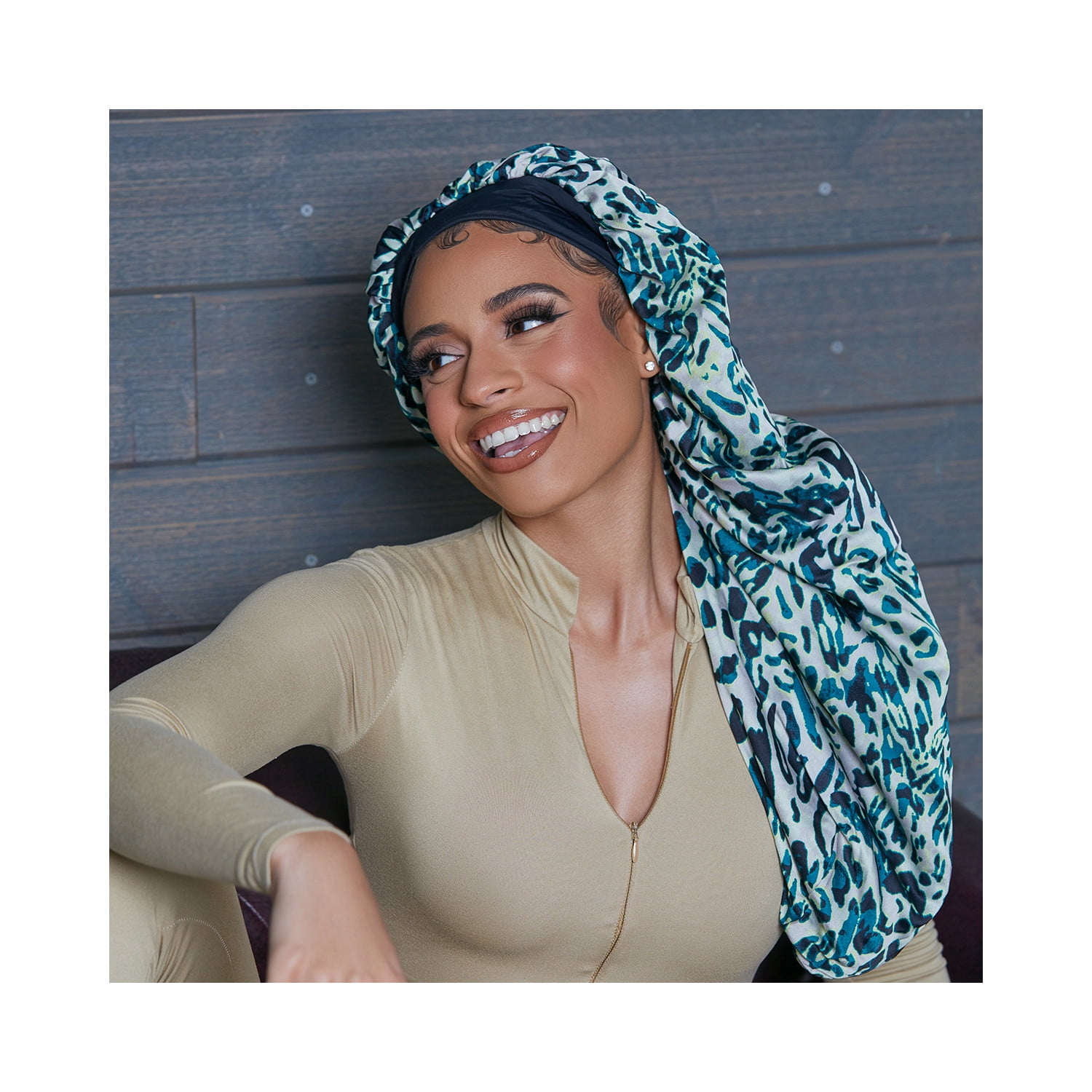 KISS Colors & Care Reversible Premium Crepe Satin Braid Bonnet