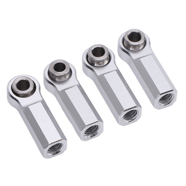 4PCS RC Car Ball Joint,7mm Diameter M4 Alloy Ball Joint with Nuts for 1/10 Model Cars