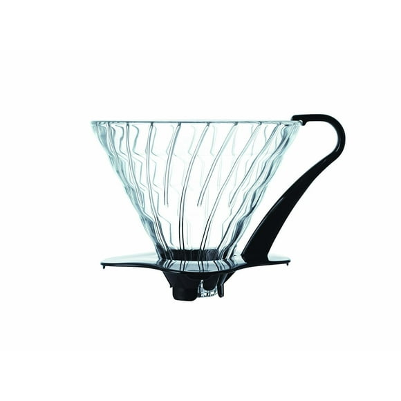Hario Goteador de café, Vidrio-negro, Negro, 1