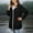 Black, variant on Women's Solid Color Rain Jacket, Lightweight Fitted Sports Outdoor Zipper Coat , Waterproof Rain Coat, Packable Storm Jacket, Wet-Weather Layer Black S