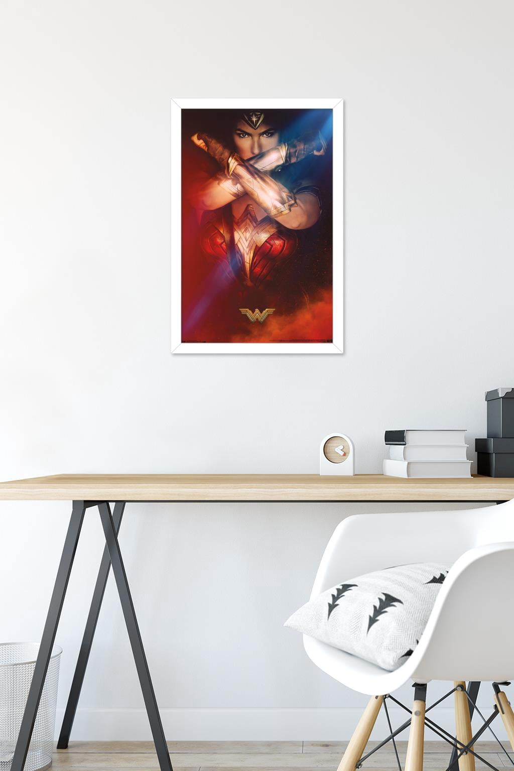 DC Comics Movie - Wonder Woman - Bracelets One Sheet Wall Poster, 14.725" x 22.375", Framed