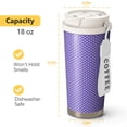 thumbnail image 6 of Modern 18oz Double Drinking Coffee Mug – Vacuum Insulated Stainless Steel Travel Cup with Leakproof Lid, 316 Steel Thermos Tumbler for Hot & Cold Beverages, 6 of 7