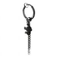 thumbnail image 1 of Pendientes de acero de titanio con personalidad para hombre, pendientes de temperamento moderno, pendientes de cadena de borlas largas para mujer, ajuste ajustable, 1 of 4