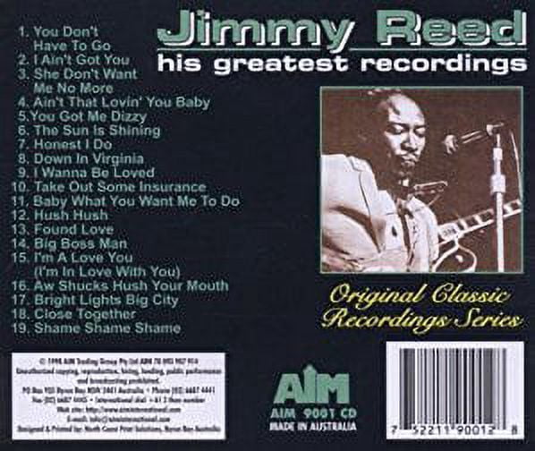 Jimmy Reed - His Greatest Recordings - Original Classic Series - Music & Performance - CD