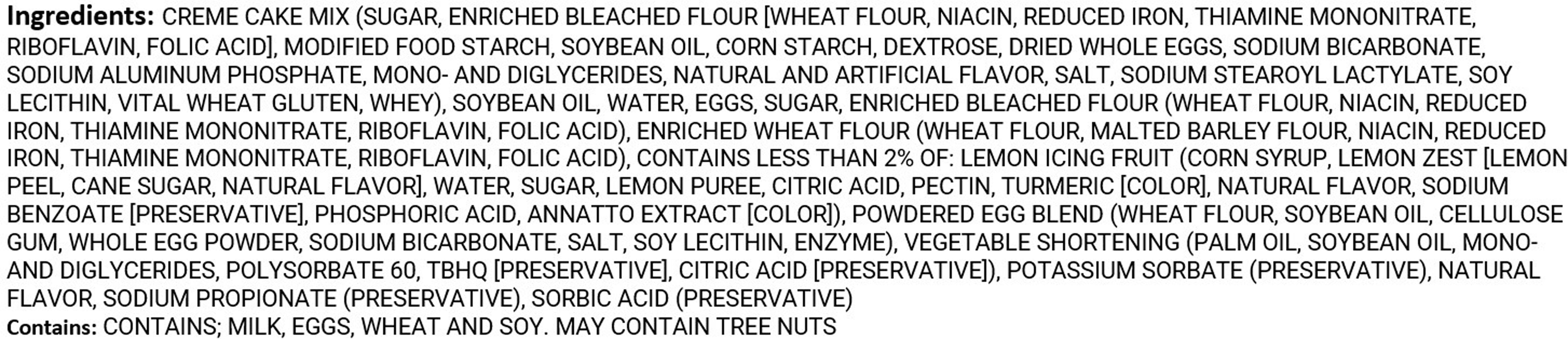 Freshness Guaranteed Lemon Streusel Loaf-Natural Color