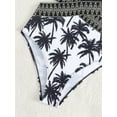 thumbnail image 5 of Family Matching Swimsuits Floral Mommy and Me Tummy Control Bikini Set Dad Son Swim Trunks Swimwear, 5 of 7